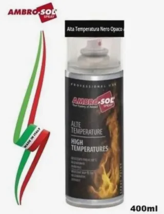 Bomboletta spray nero alta temperatura AMBRO-SOL