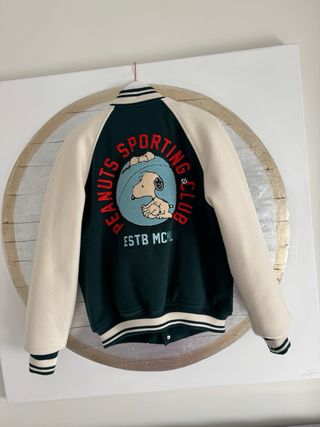 Cazadora Bomber Zara Snoopy Peanuts