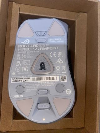 Asus ROG Gladius III Blanco Ratón Inalámbrico