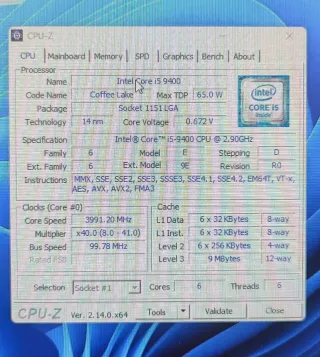 Placa Base ASRock H370 Pro4 + i5 9400 + 8GB RAM