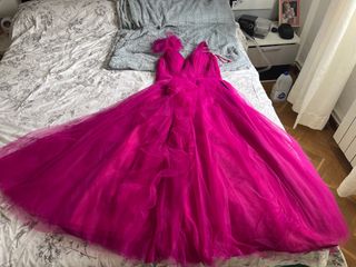 Vestido Magenta Talla M (38)