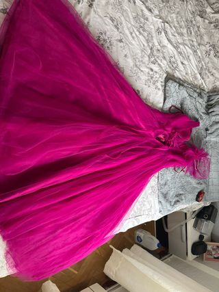 Vestido Magenta Talla M (38)