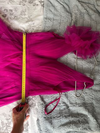 Vestido Magenta Talla M (38)