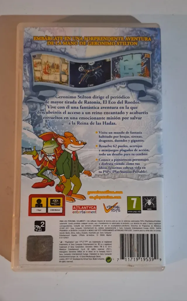 Gioco per PSP Geronimo Stilton Il regno della fantasia