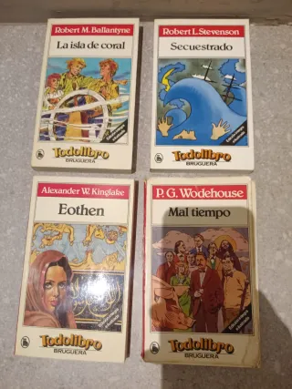4 libros todolibros ( bruguera )