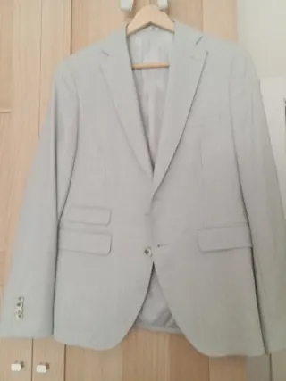Blazer gris hombre