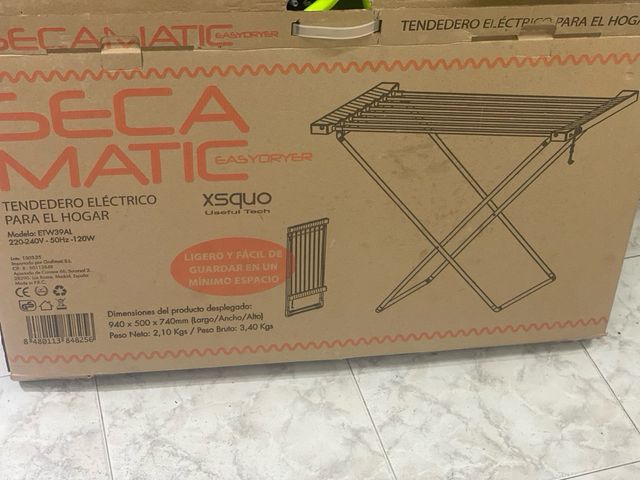 Tendedero Eléctrico Plegable