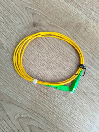 Cable Fibra Óptica Amarillo 2m