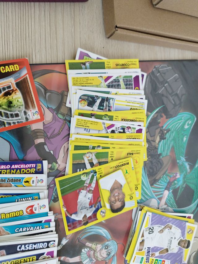 Lote cromos jugadores Real Madrid