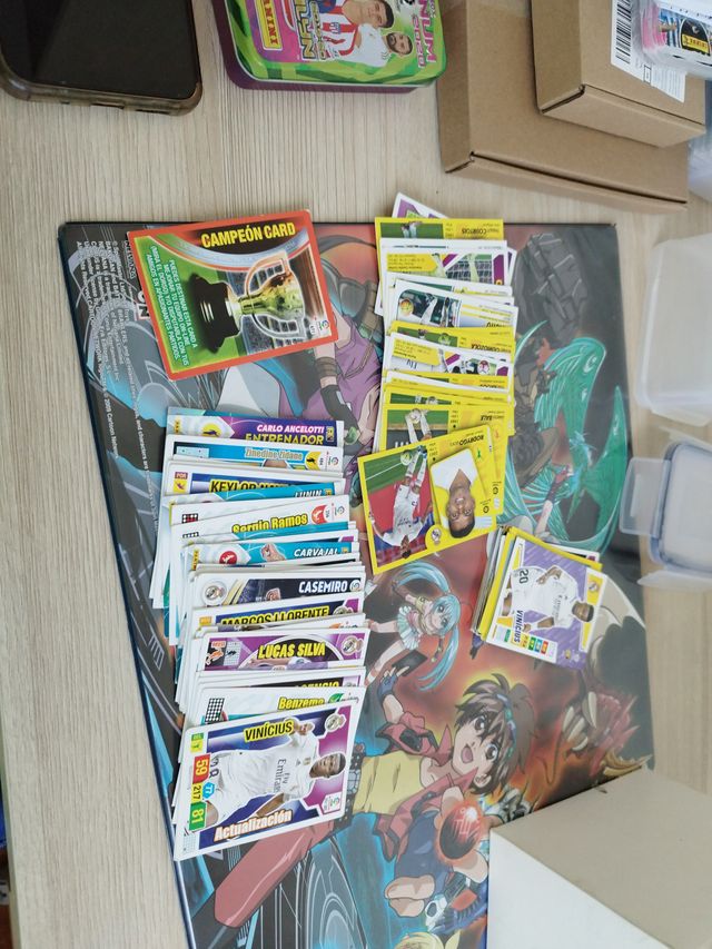 Lote cromos jugadores Real Madrid
