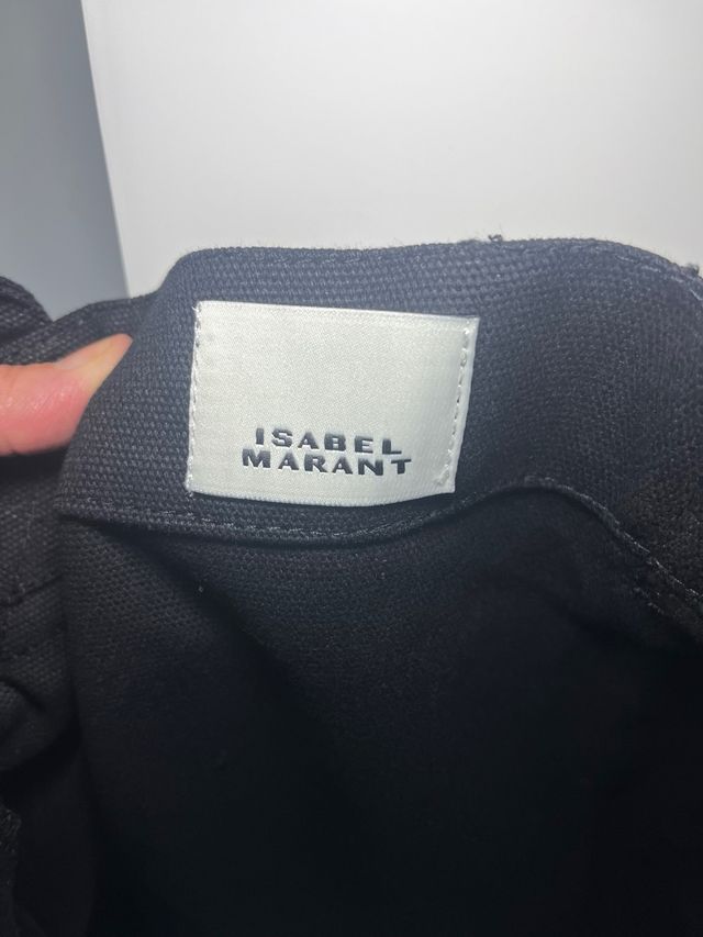 Bolso Isabel Marant Negro y Plateado