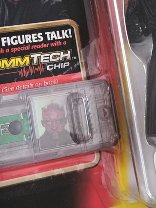 Star Wars Darth Maul Figura 3.75 con CommTech Chip