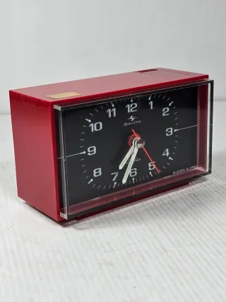Orologio vintage rosso anni '70