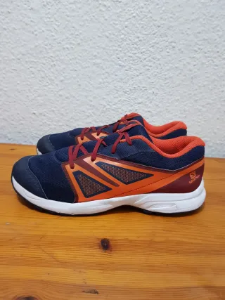 Zapatillas Salomon Azul y Naranja