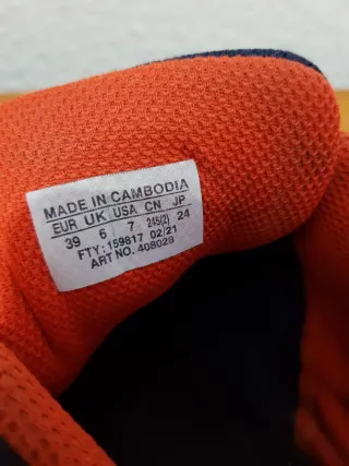 Zapatillas Salomon Azul y Naranja
