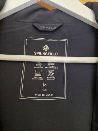 Parka Springfield Azul Marino Hombre Nueva