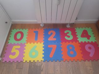 ALFOMBRA INFANTIL GOMA EVA PUZZLE NUMEROS 0-9
