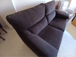 Conjunto de 2 sofás de tela