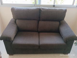 Conjunto de 2 sofás de tela