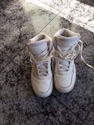 Zapatillas Adidas Altas Blancas