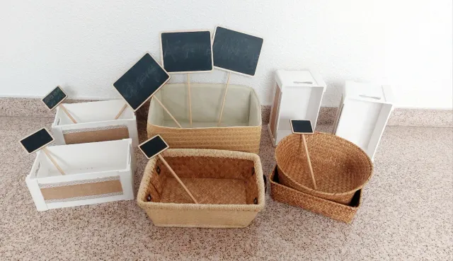 Lote Cajas Decorativas Fiesta