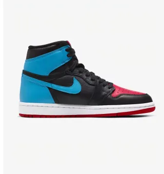 Jordan 1 High Negro/Azul/Rojo
