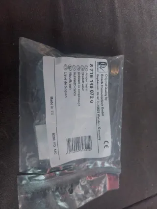 Llave de llenado caldera Junkers 87161480720