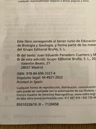 Biología y Geología 3 ESO 3 volúmenes Proyecto ...