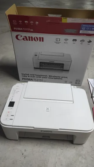 Stampante multifunzione Canon PIXMA TS3151 bianca