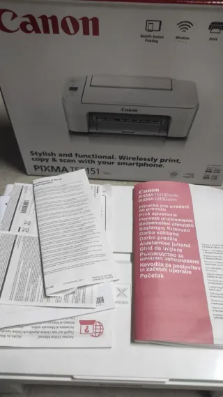 Stampante multifunzione Canon PIXMA TS3151 bianca