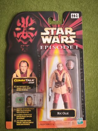 Figura Star Wars Ric Olié CommTalk Hasbro 3.75