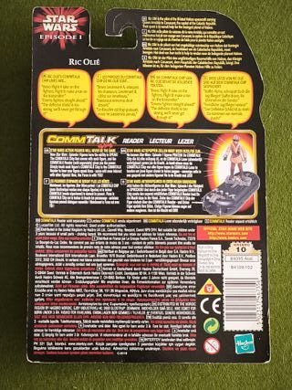Figura Star Wars Ric Olié CommTalk Hasbro 3.75