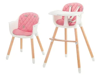 Cadeira Refeição Kinderkraft Sienna Rosa
