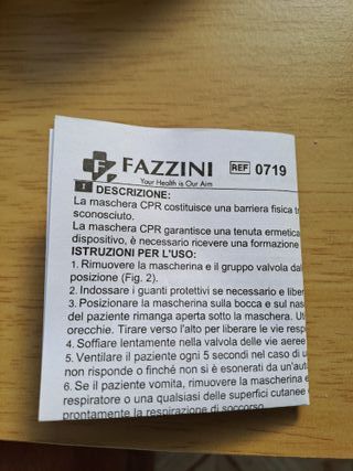 Maschera Ventilazione Valvola Custodia Rigida