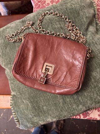 bolso PG marrón sin uso pequeño unos 20 cm 