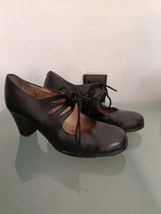 Zapatos Flamenco Begoña Cervera Negros profesional