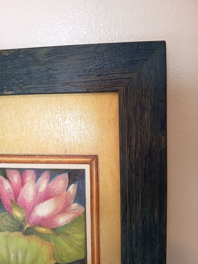 Cuadro de flores de loto