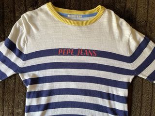Jersey Pepe Jeans Rayas Azul y Blanco