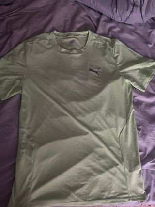 Camiseta deportiva Puma verde Talla M sin usar