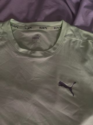 Camiseta deportiva Puma verde Talla M sin usar