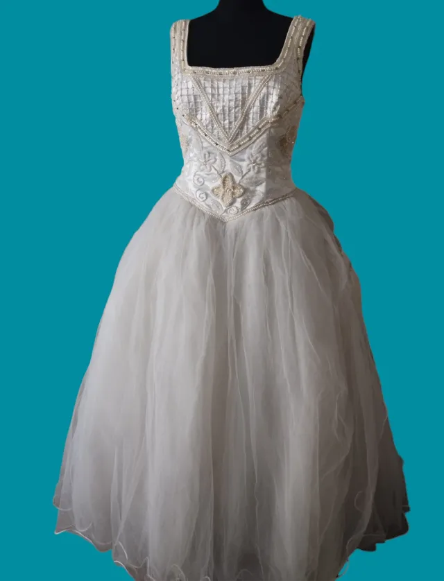 Abito da sposa in tulld