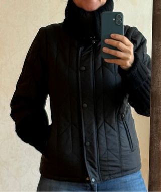 Cazadora Ichi negra acolchada