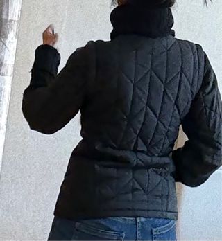 Cazadora Ichi negra acolchada