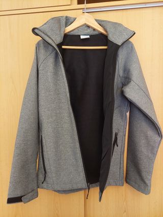 Cortavientos Columbia Hombre Gris/Negro