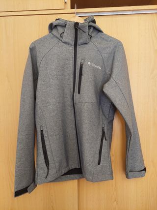 Cortavientos Columbia Hombre Gris/Negro