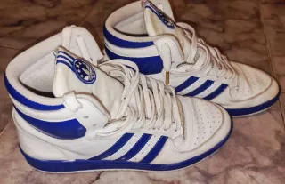 Adidas Zapatillas Blancas y Azules
