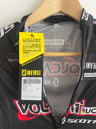 Maillot Ciclismo Scott Volcat UCI Negro talla xs