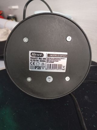 Lámpara de escritorio flexo blanca