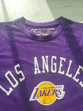 Camiseta Los Angeles Lakers Morada