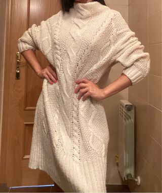 Vestido punto Yessica crudo talla L